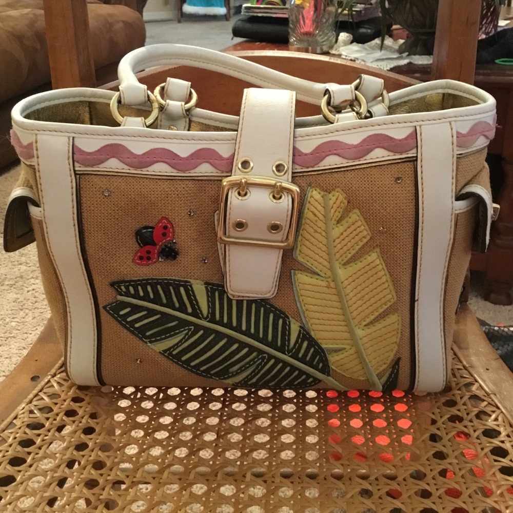 Coach Woven Handbag